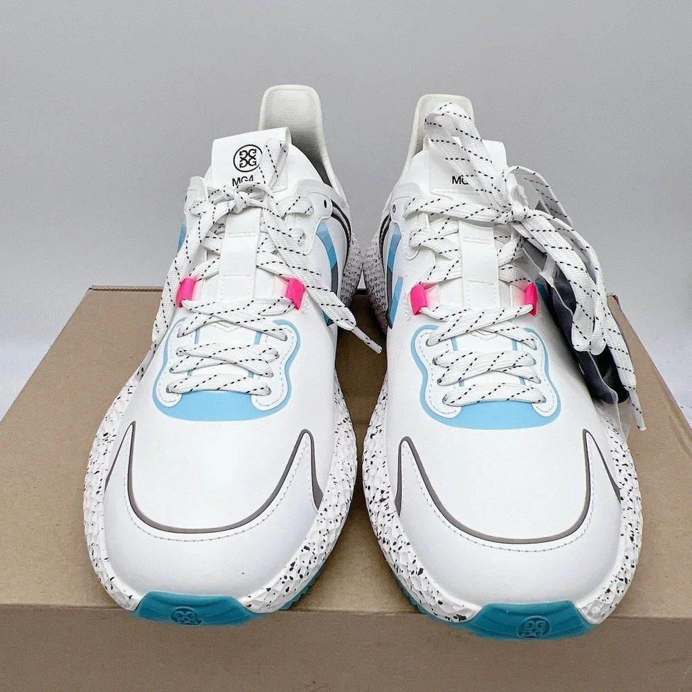 G/ Fore MG4X2 Stippled Hybrid Men's Golf Shoes Sneakers White Size US 9